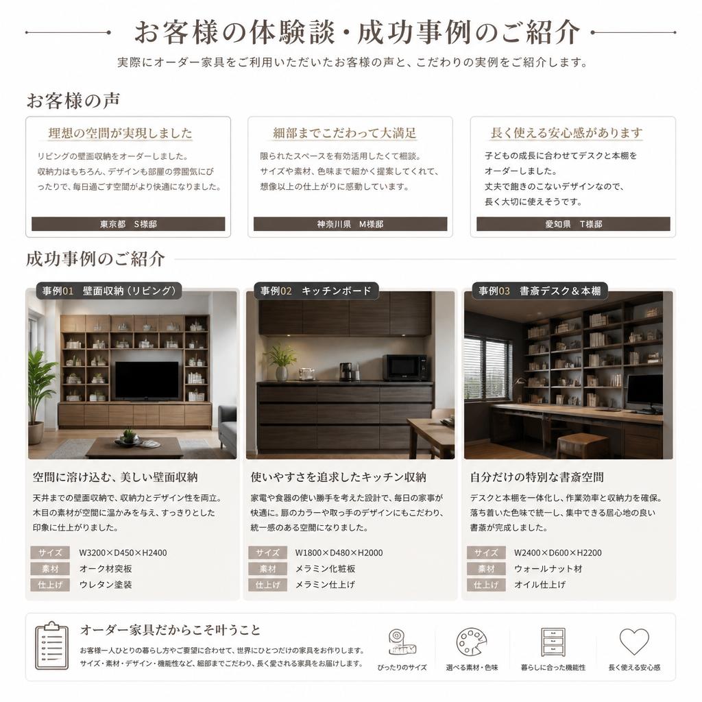 3. 顧客の声と成功事例