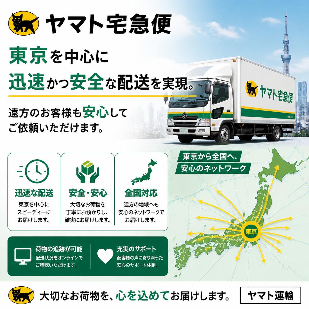 安心の配送サービス
