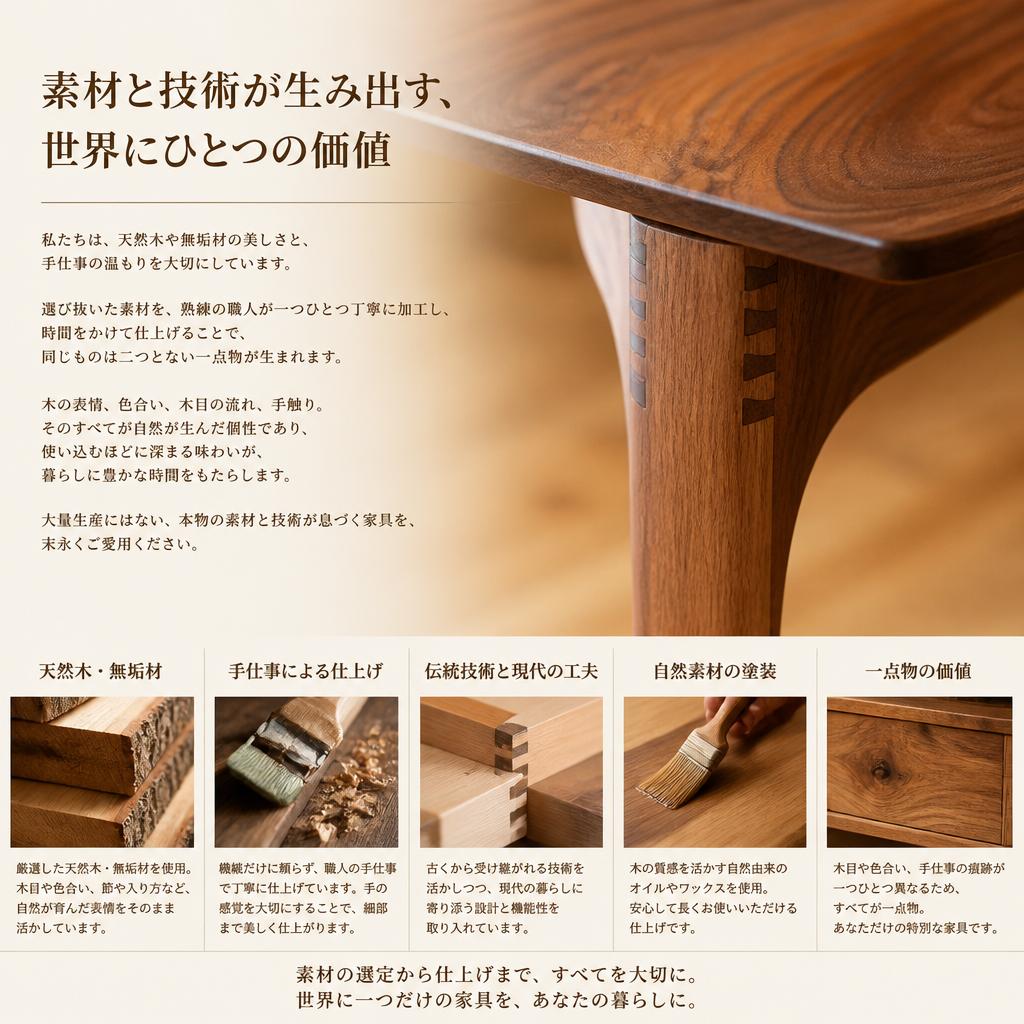 アルファクラフトの特長