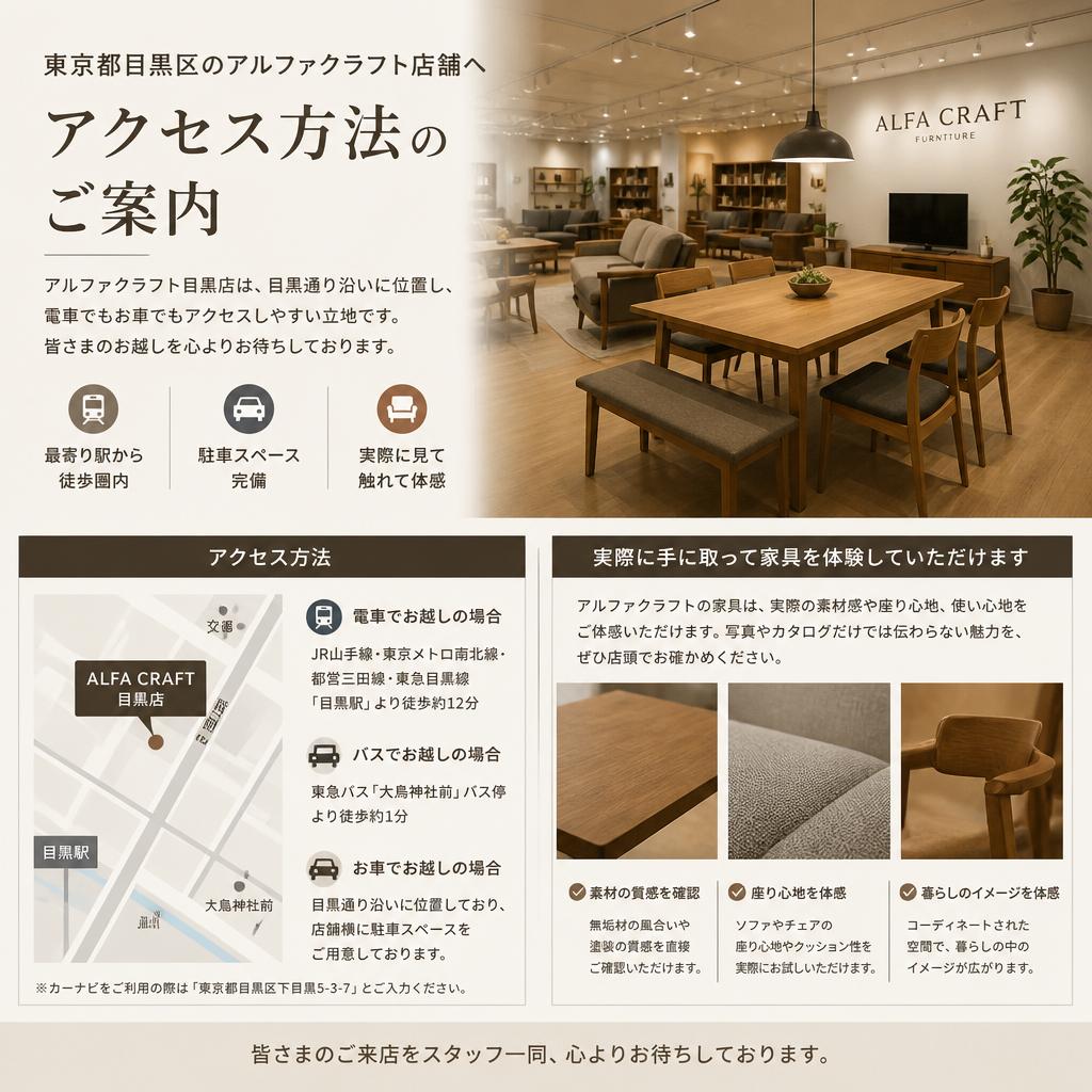 店舗のご紹介とアクセス