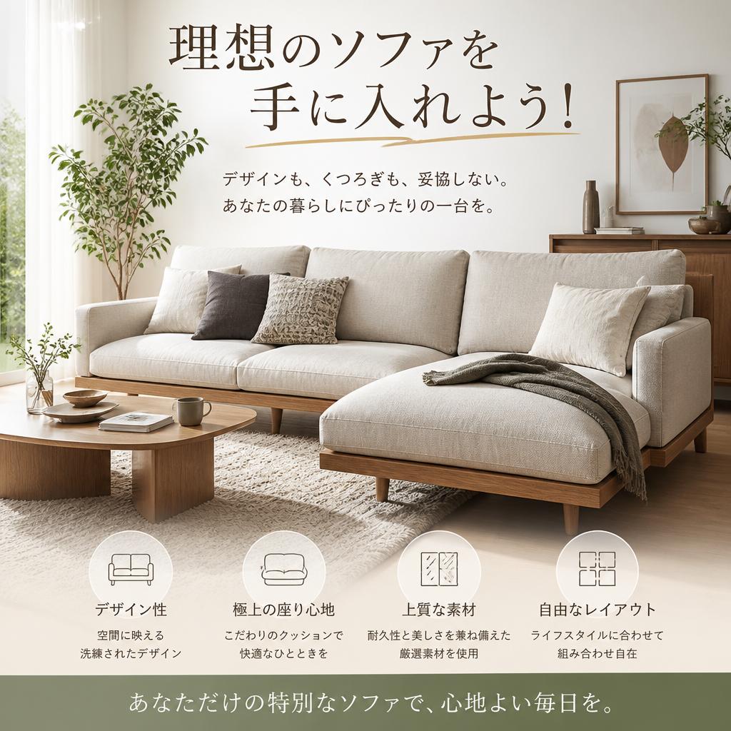 理想のソファを手に入れよう！