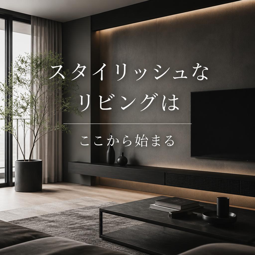 スタイリッシュなリビングはここから始まる