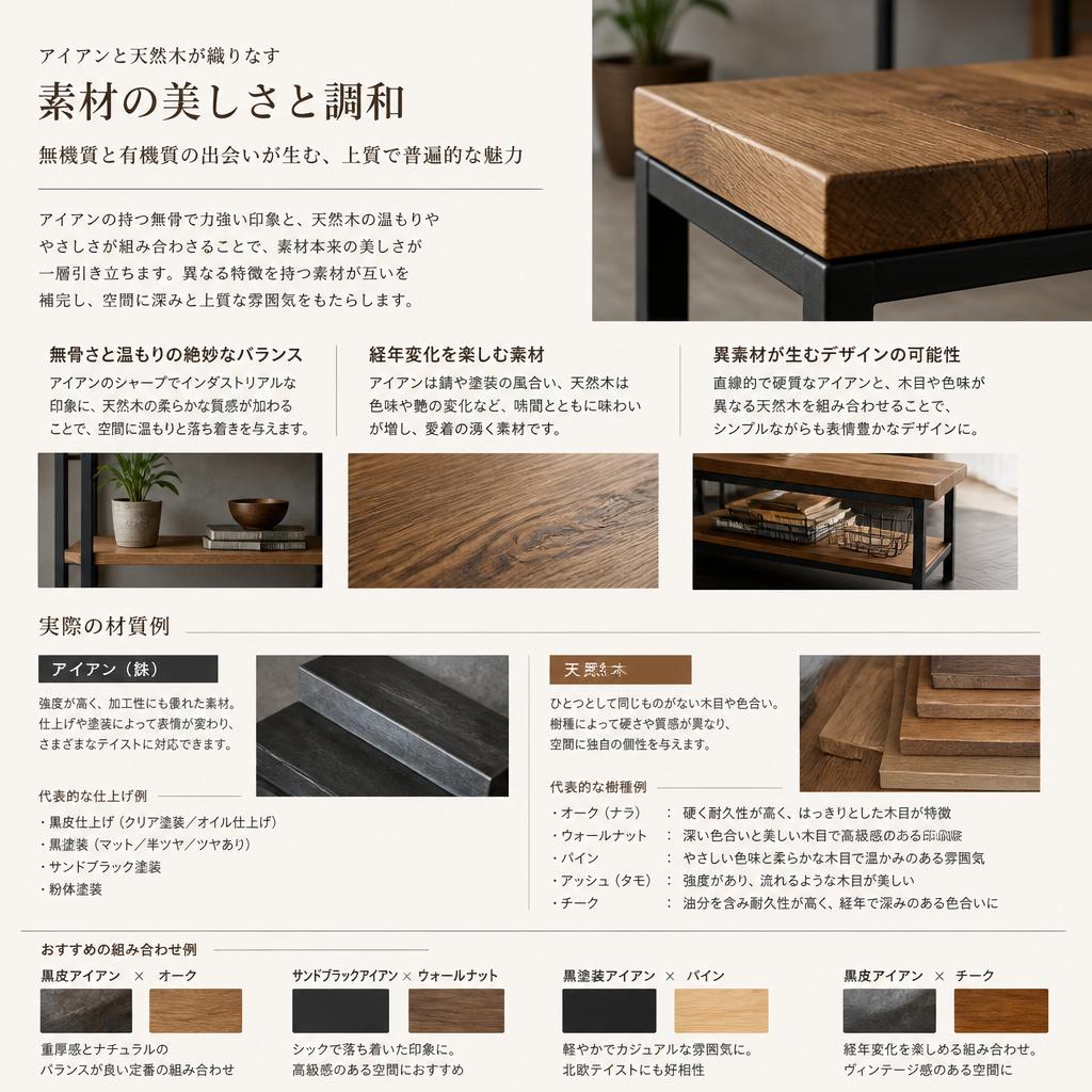 4. 材料へのこだわり