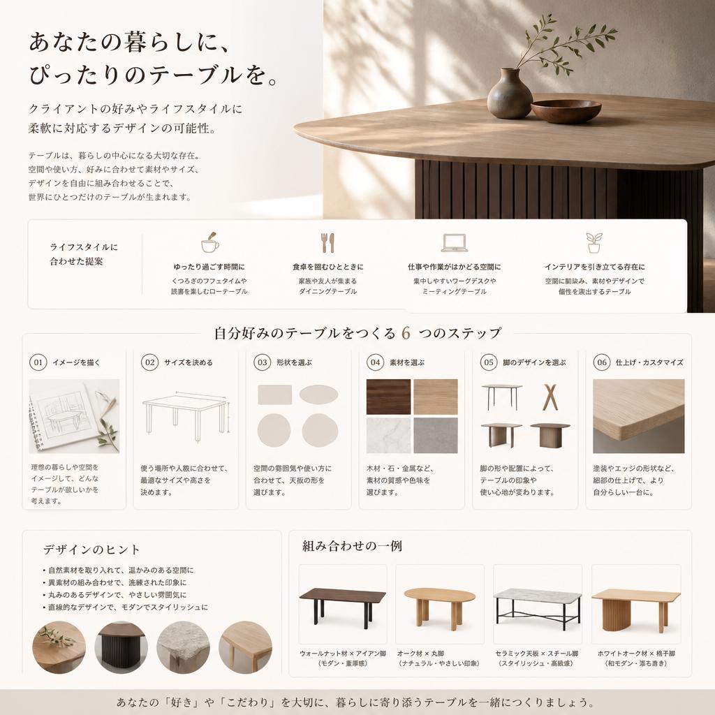 デザインとカスタマイズの楽しみ