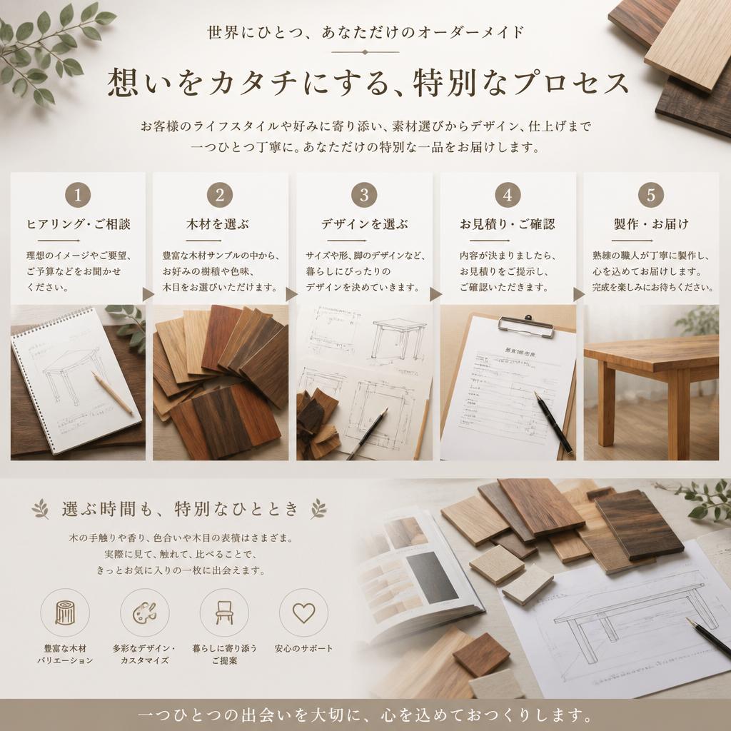 自分だけのカスタム家具