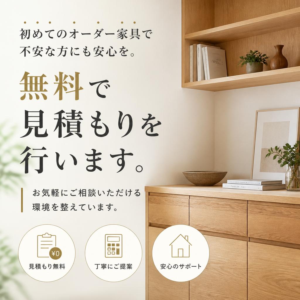 安心の無料見積もりと相談