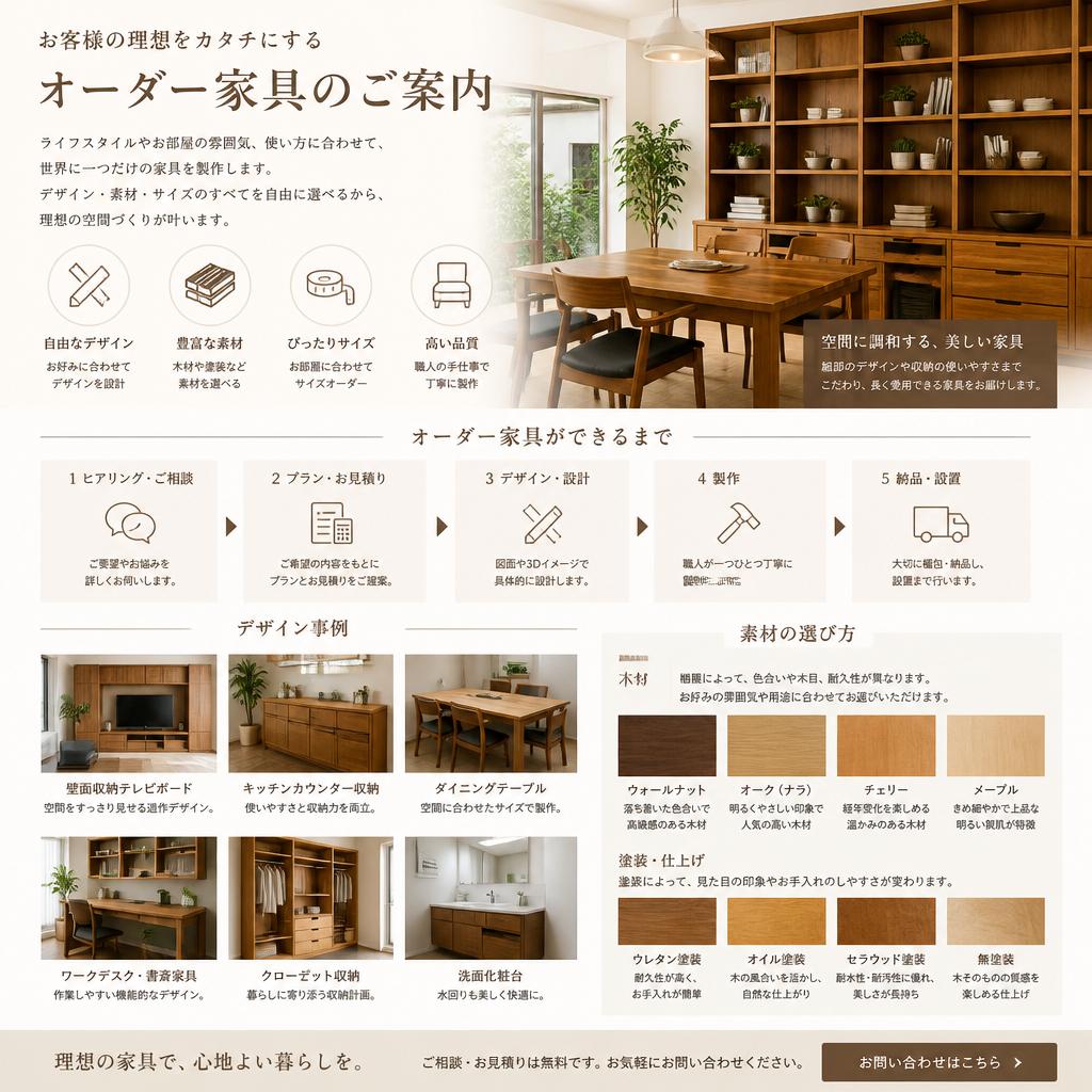 オーダー家具製作