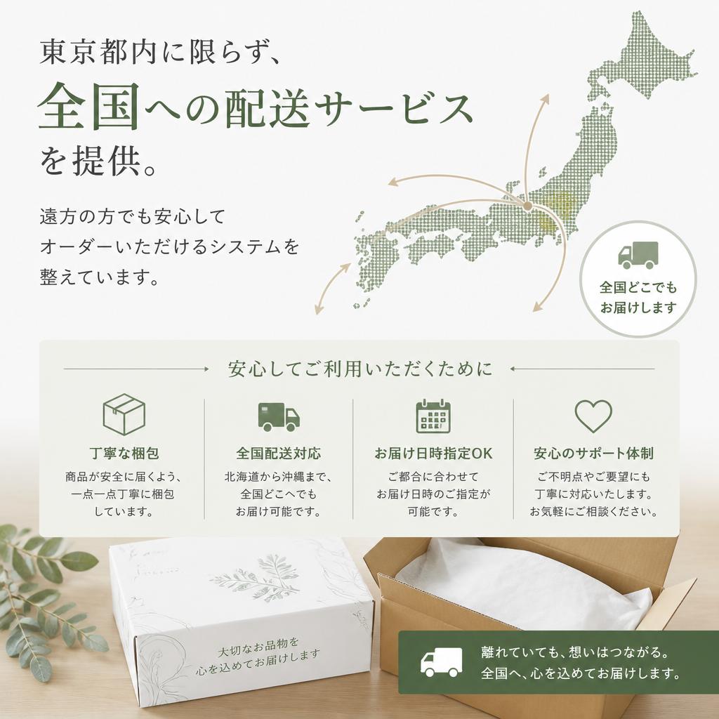 東京を中心に全国対応の配送サービス