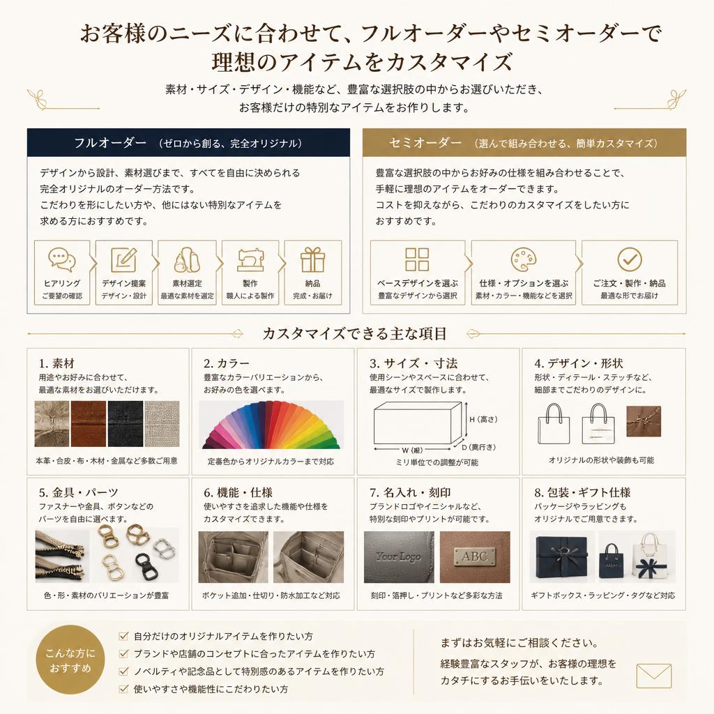 カスタマイズの提案