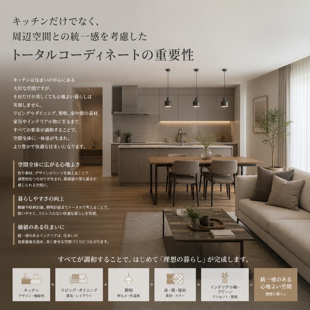 4. キッチンのトータルコーディネート