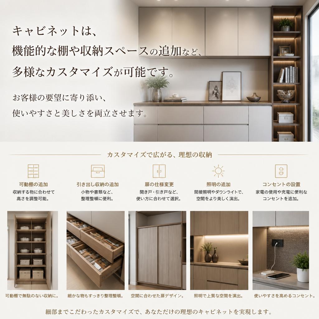 4. 豊富なカスタマイズオプション