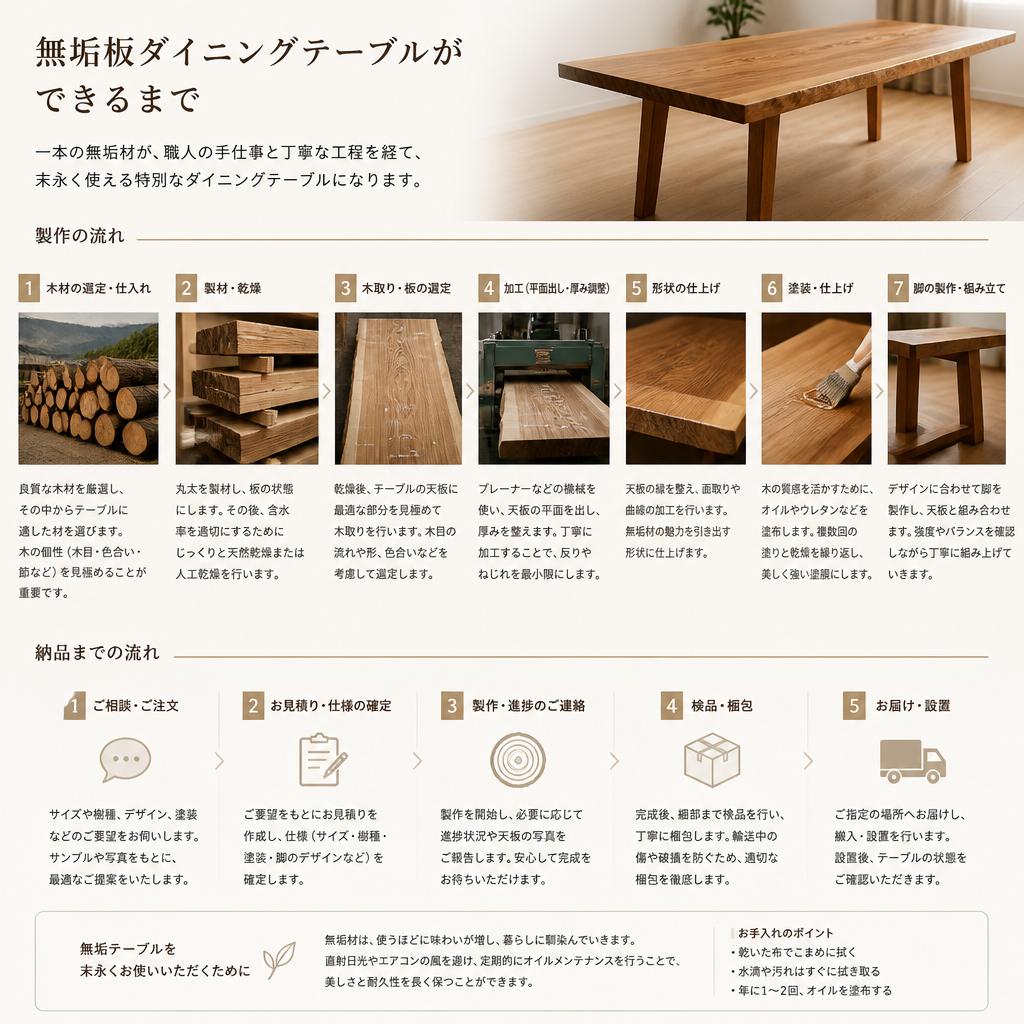 実際の製作過程と納品の流れ