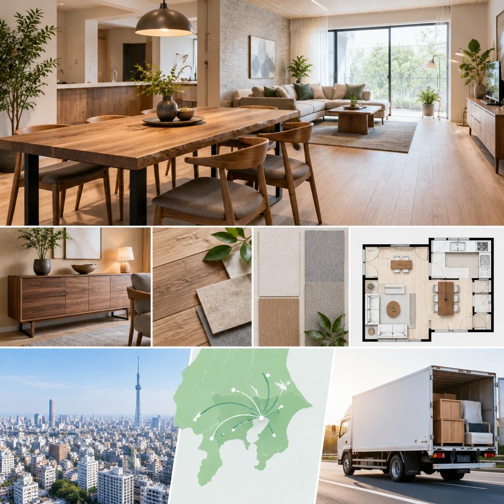 家具づくりの先まで、部屋全体を心地よくコーディネート